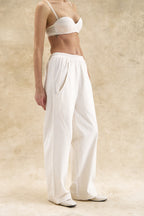 Cream Corduroy Trousers