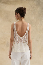 Guipure Lace Top