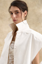 Cream Corduroy Waistcoat Top