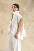 Cream Corduroy Waistcoat Top