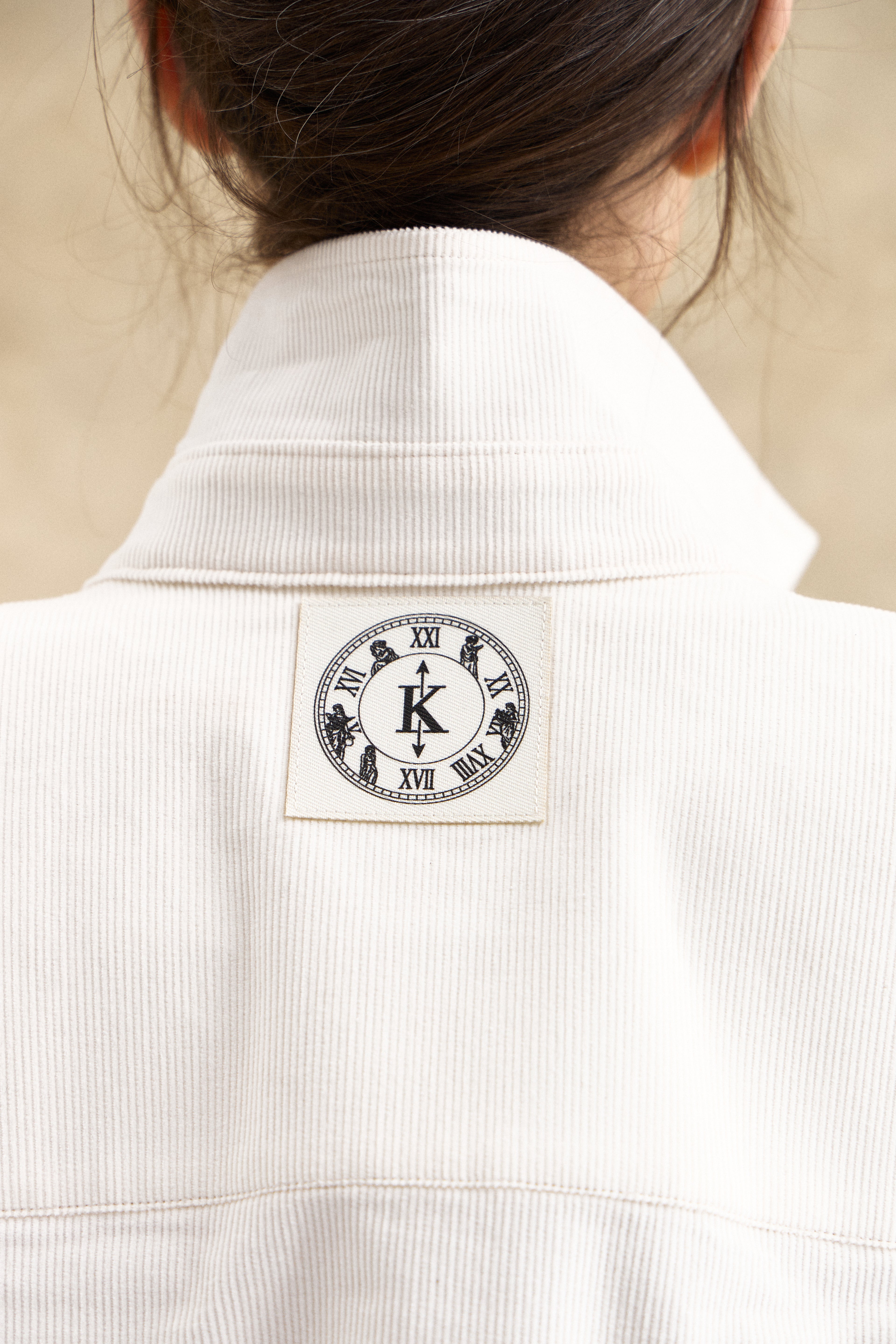 Cream Corduroy Waistcoat Top