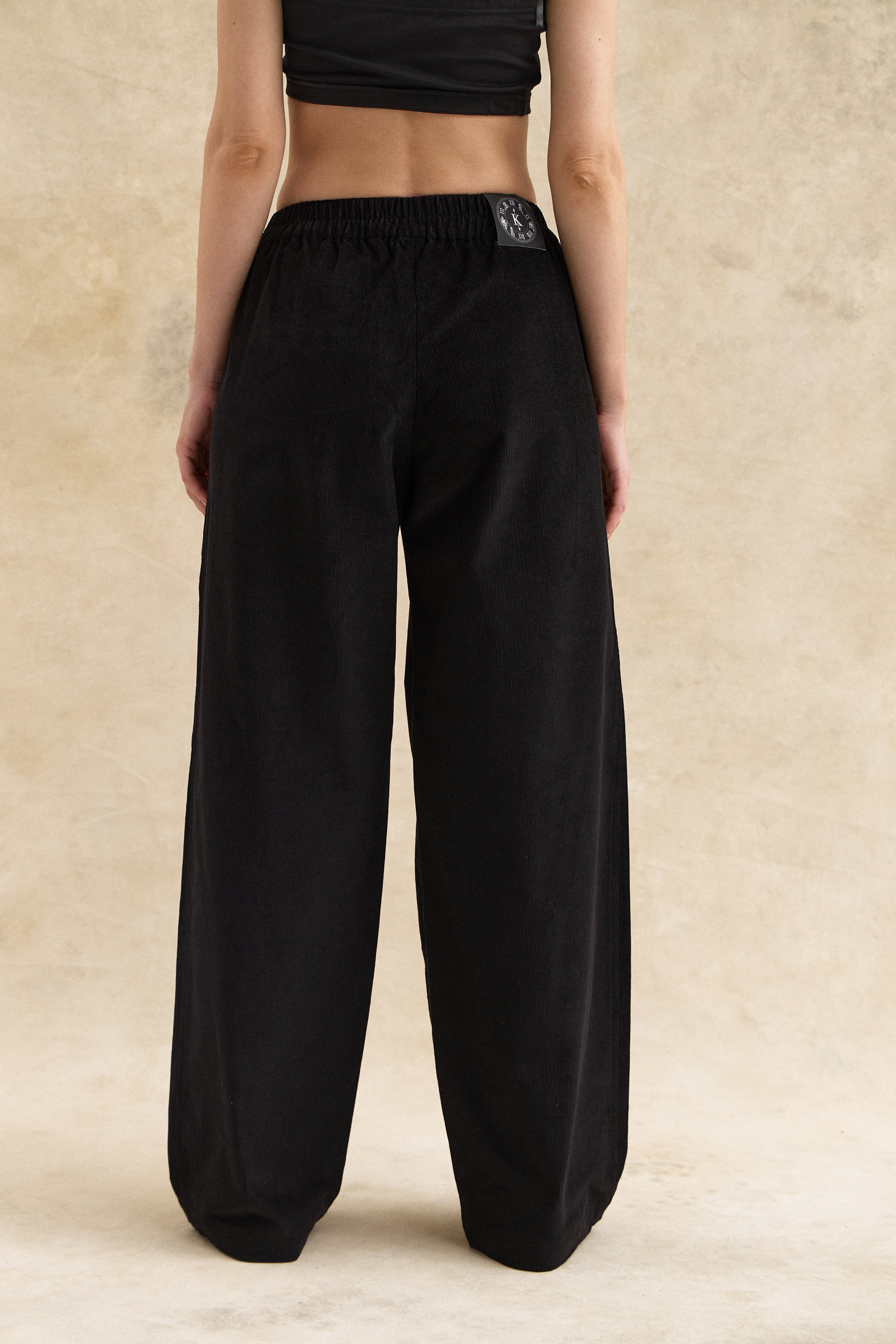 Black Corduroy Trousers